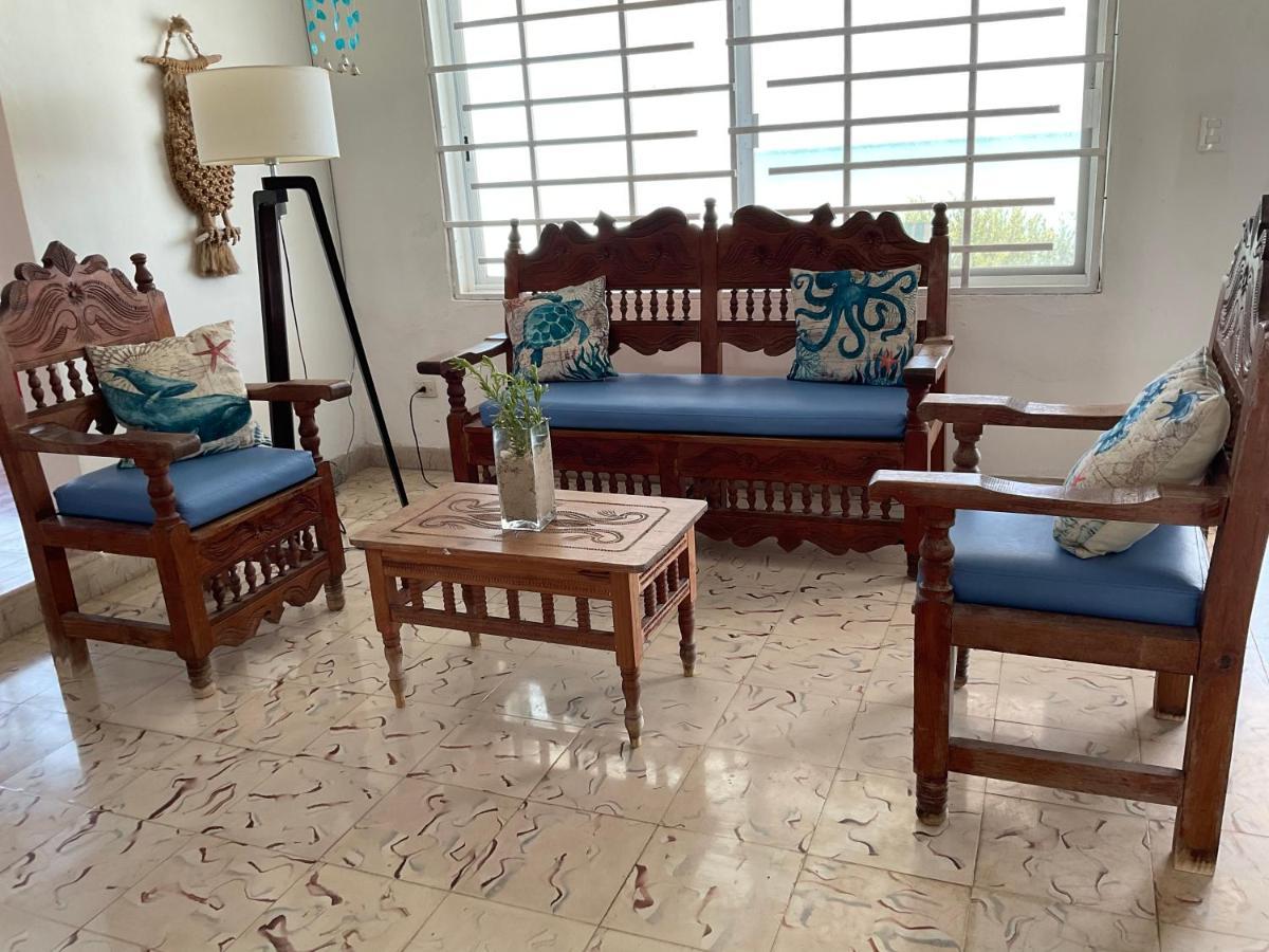 La Casa Amarilla Frente Al Mar Villa Chelem Kültér fotó